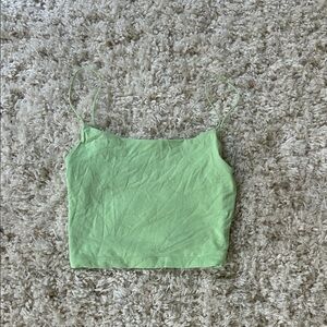 Aritzia Light Green Camisole Top